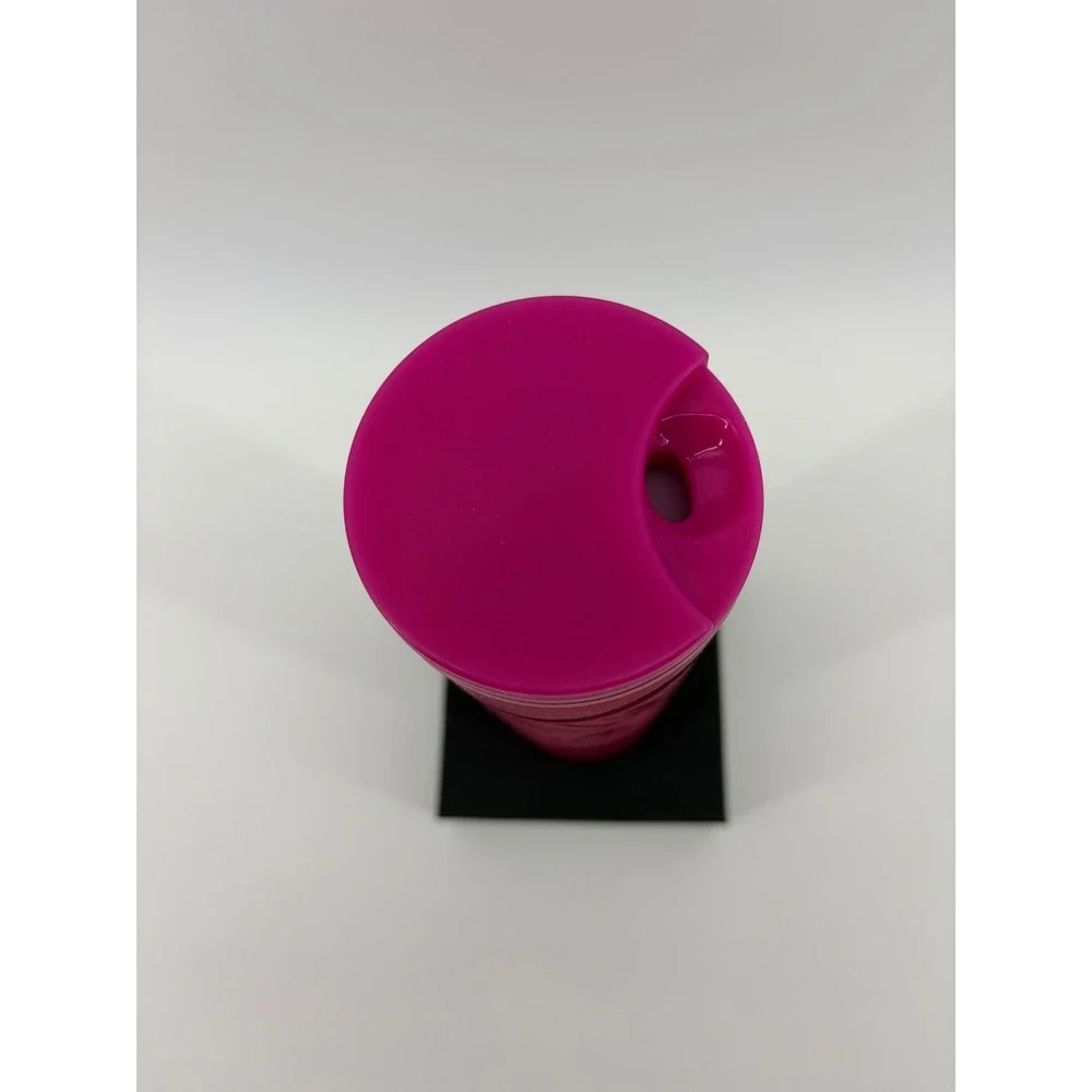 Starbucks‎ Travel Tumbler Unisex 16oz Hot Pink Geometric Textured Reusable Mug